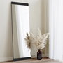 Hanah Home Espejo Decorativo Basic Negro 40x120 cm MDF